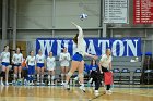 VB vs USCGA  Wheaton College Women's Volleyball vs U.S. Coast Guard Academy. - Photo by Keith Nordstrom : Wheaton, Volleyball